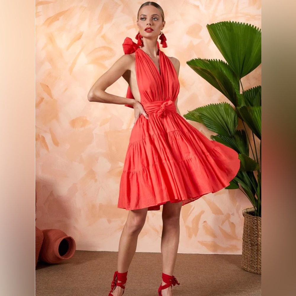 Erika Pena hand dyed cotton VEA Mini Dress